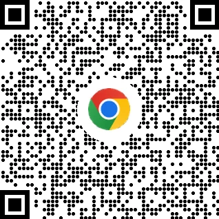 Kode QR untuk mendownload browser Chrome di perangkat seluler