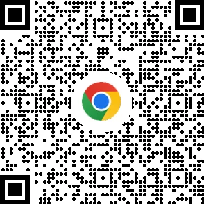 Kode QR untuk mendownload browser Chrome di perangkat seluler