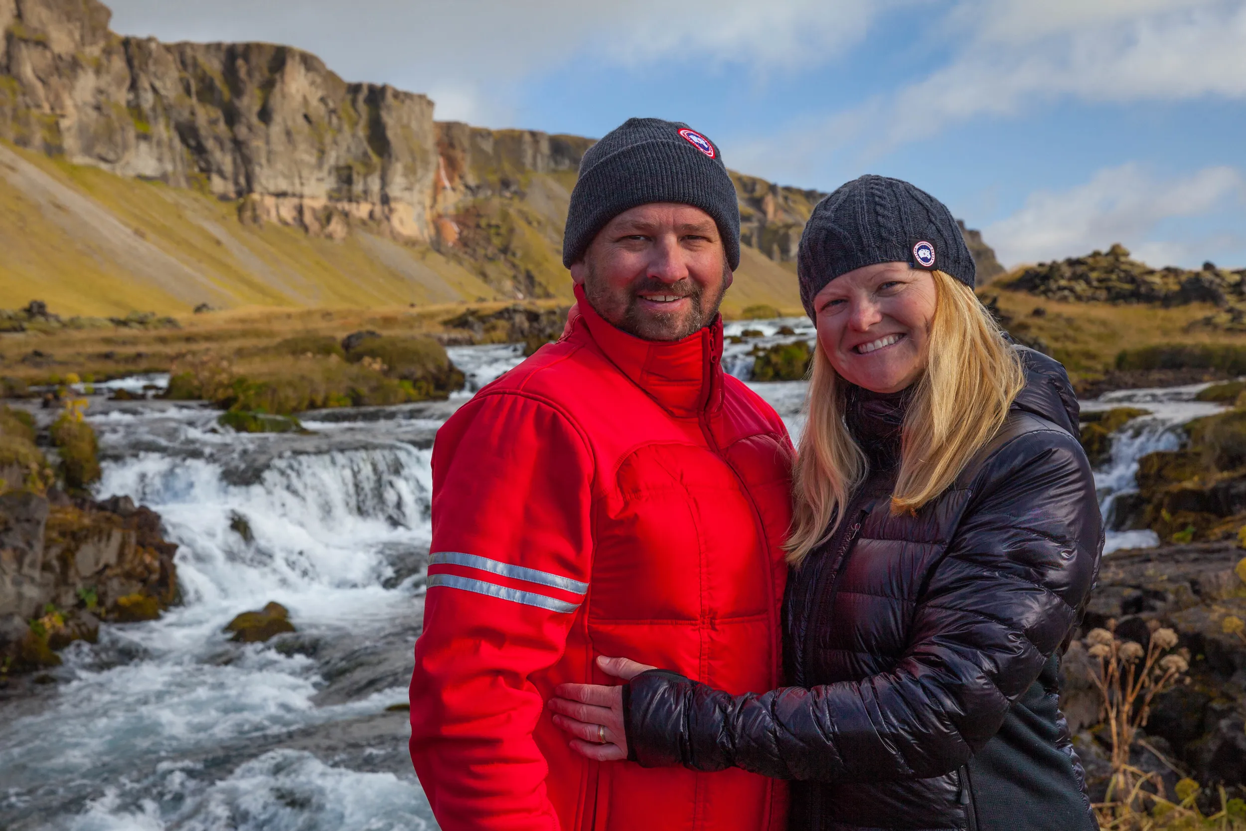 Dave and Deb in Iceland